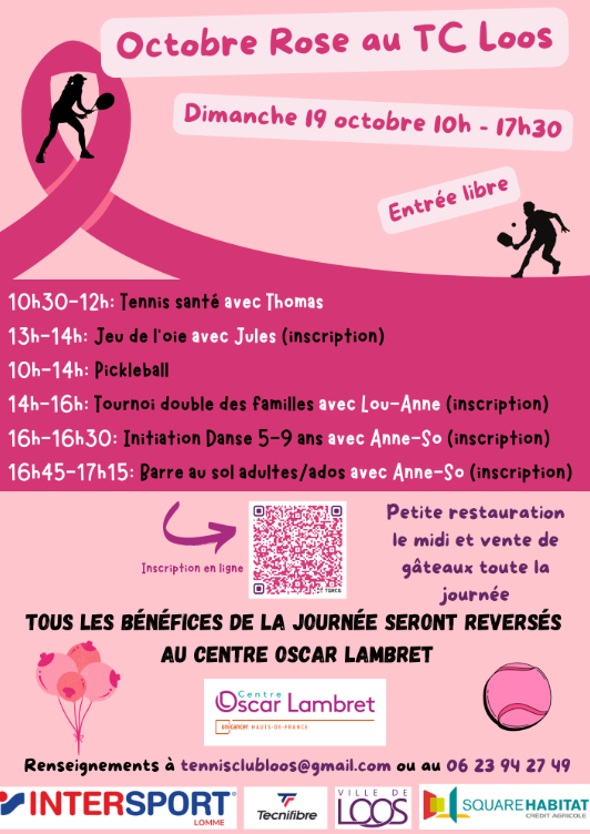 Octobre Rose au TC Loos !!