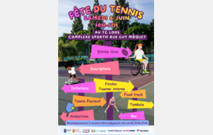 Portes ouvertes et Fête du Tennis au TC Loos !!!